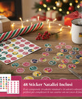 Calendari dell’Avvento – Versione Albero con Cassetti o Casette con Sticker