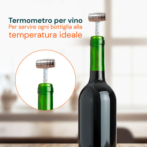 Set Sommelier 6 Pezzi in Valigetta Elegante in Alluminio