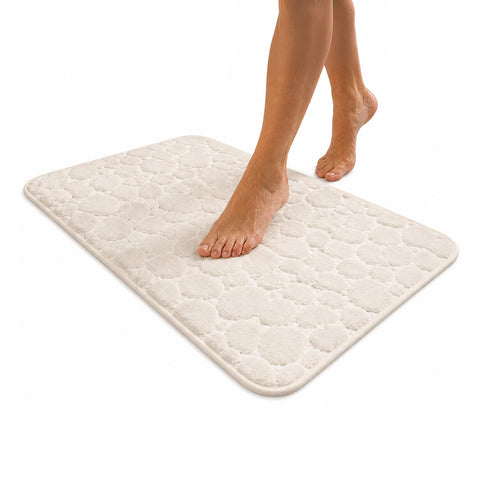 Tappeto Memory Foam Beige 50x80cm
