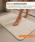 Tappeto Memory Foam Beige 50x80cm