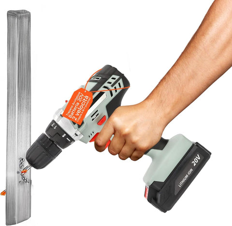 Bohrschrauber 2 mechanische Gänge mit 20V Lithium-Akku - 1300 mAh