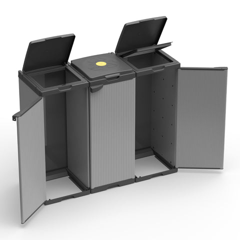 Mobile Portasacco Tris per Raccolta Differenziata 80L
