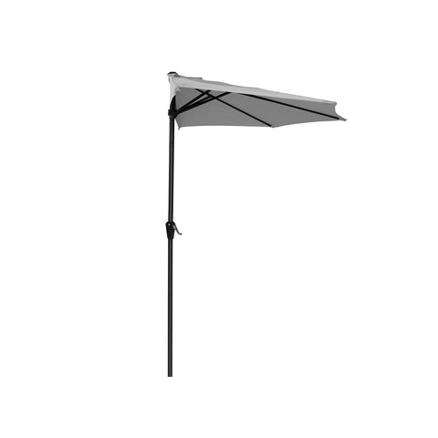 Ombrellone Parete Mezzaluna 2,7x2,3m in Alluminio e Poliestere
