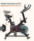 Indoor Bike Professionale – Telaio in Acciaio e Display con Supporto Telefono
