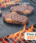 Tappetini Antiaderenti Per Barbecue Set da 2