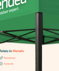 Gazebo Richiudibile 3x3 m Impermeabile con Borsa e Pesi Inclusi