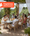 Tavolo Clori XL per Pic Nic Pieghevole Richiudibile a Valigetta in Resina PP