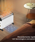 Termoconvettore elettrico Da Pavimento 2000w 51 x 10,5 x 38,5 cm Bianco