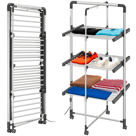 Magic Dry Tower – Elektrischer Klappwäscheständer mit 3 Etagen 300W