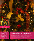 Albero di Natale 150 cm con Luci Calde – Richiudibile con Sistema Pop-up