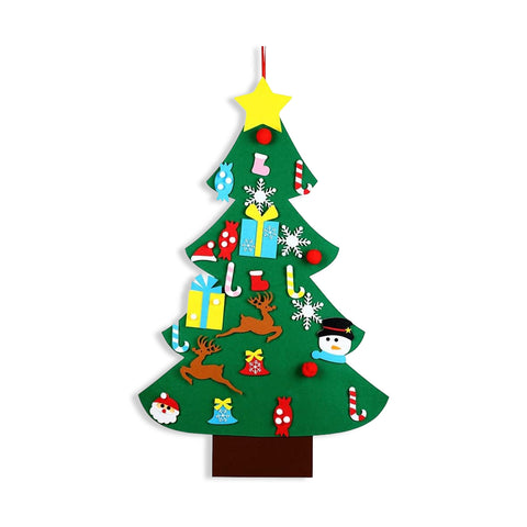 Weihnachtsbaum aus Filz für Kinder – 26 Spiele inbegriffen, einfach und lustig