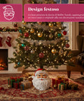 Supporto Albero di Natale Dipinto a Mano – Decorazione Unica e Divertente