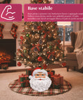 Supporto Albero di Natale Dipinto a Mano – Decorazione Unica e Divertente