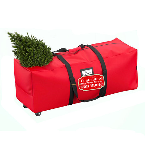 Christbaumtasche mit Rollen aus wasserdichtem Stoff