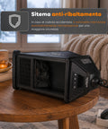 Caminetto Elettrico da Tavolo EIRA 1000W con Telecomando