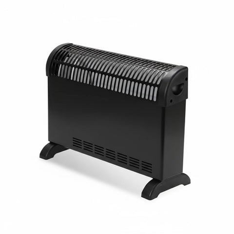 Elektrischer Standkonvektor 2000W 51 x 10,5 x 38,5 cm Schwarz