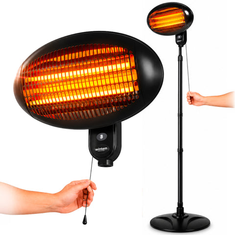 Heizstrahler Ignis 2000W Höhenverstellbar mit 3 Heizstufen
