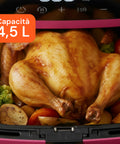 Friggitrice ad Aria 4,5L con Display LED Touch e 7 Programmi di Cottura 1400W