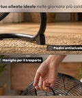 Ventilatore da Terra ø 40cm – Inclinabile, Potenza 65W e Pale in Metallo