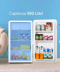 Frigorifero Monoporta Retro 100l Crema