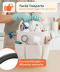 Secchiello Pieghevole Multiuso 16L con Tasche – Salvaspazio e Resistente