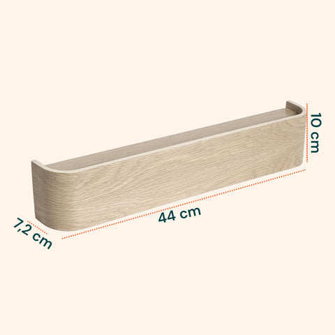 Moderne Wandgarderobe mit 4 ausziehbaren Haken