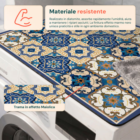 Tappetino Multiuso Assorbente e Antiscivolo per Ripiani Domestici 60x50 cm