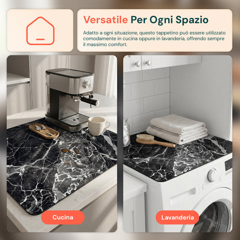 Tappetino Multiuso Assorbente e Antiscivolo per Ripiani Domestici 60x50 cm