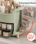 Organizer Make Up Inclinato a Gradini – Design Moderno e Funzionale in 2 Colorazioni