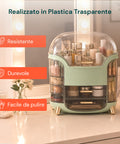 Organizer Make Up Inclinato a Gradini – Design Moderno e Funzionale in 2 Colorazioni