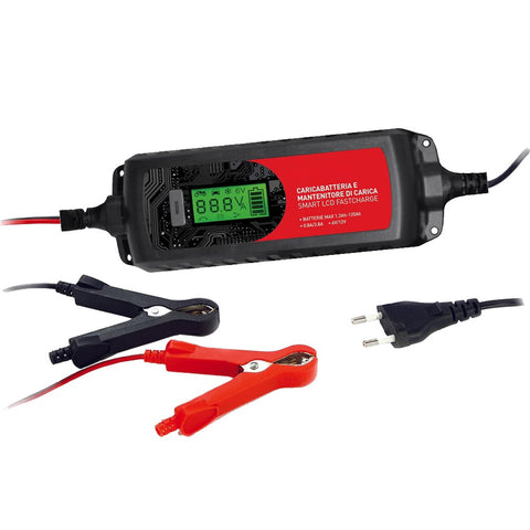 LCD-Ladegerät 3 Funktionen Für 6-12V Blei-Säure-Batterien