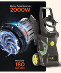 Idropulitrice Acqua Fredda Turbo 2000w