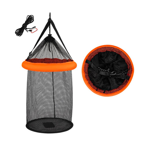 Tragbares Fischernetz 75 cm aus robustem PP mit Ausbruchschutzsystem