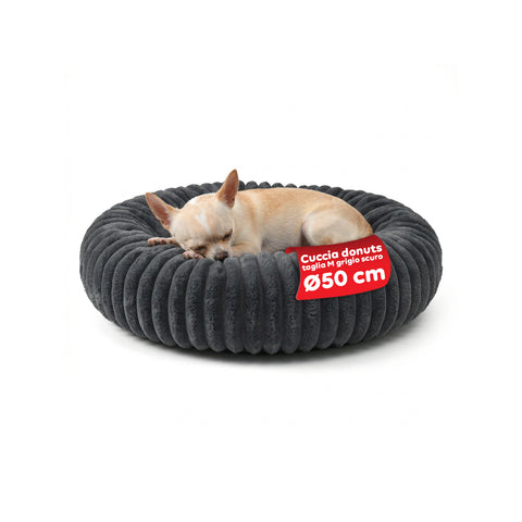Weiches und bequemes Donut-Hundebett für Hunde und Katzen in verschiedenen Größen und Farben