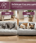 Cuccia Divano Morbida per Cani e Gatti Varie Taglie e Colorazioni