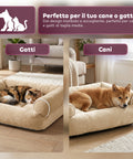 Cuccia Divano Morbida per Cani e Gatti Varie Taglie e Colorazioni
