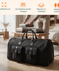 Borsa da Viaggio Oxford Impermeabile con Scomparto Scarpe e Multitasche