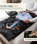 Borsa da Viaggio Oxford Impermeabile con Scomparto Scarpe e Multitasche