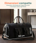 Borsa da Viaggio Oxford Impermeabile con Scomparto Scarpe e Multitasche