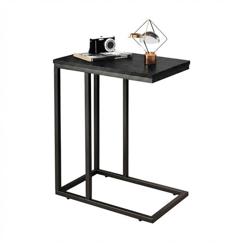 Couchtisch 40x26x58 cm – Eisenrahmen mit MDF-Ablage