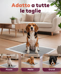 Tappetini Igienici Pannolini Traversine al Carbone Attivo 60×60 – Set Multi Formato Anti-Odore con Adesivi
