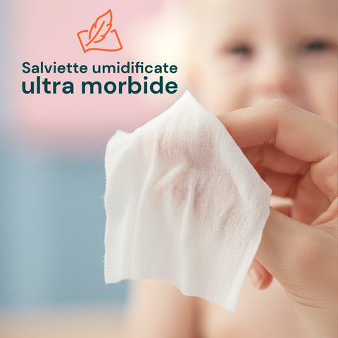 Babytücher 72 / 864 St. – Weich, Wabenstruktur, Duft nach Hafer- & Reismilch, Aloe oder Talkcreme