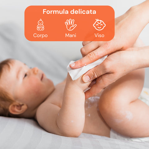 Babytücher 72 / 864 St. – Weich, Wabenstruktur, Duft nach Hafer- & Reismilch, Aloe oder Talkcreme