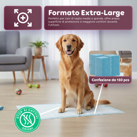 Tappetini Igienici Traversine Essential Pannolini 60×90 – Set Multi Formato con Adesivi