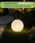 Lampada Solare da Giardino con Telecomando, Luci LED RGB+Bianco, 8 Ore, Batteria Li-ion, Picchetto e Pannello Solare Integrato