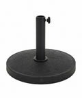 Base Ombrellone in Cemento 12kg ø42cm Compatibile con Pali 38-48mm, Manovella di Bloccaggio Inclusa – Piedistallo Pesante per Giardino e Terrazzo