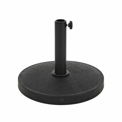 Base Ombrellone in Cemento 12kg ø42cm Compatibile con Pali 38-48mm, Manovella di Bloccaggio Inclusa – Piedistallo Pesante per Giardino e Terrazzo