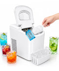 Macchina per il Ghiaccio con serbatoio 1,7L con paletta e vaschetta estraibile inclusa - 150W