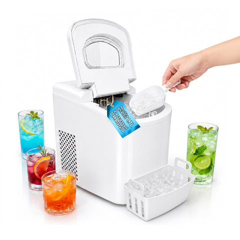 Eismaschine mit 1,7L Tank, inklusive Schaufel und herausnehmbarer Auffangschale - 150W