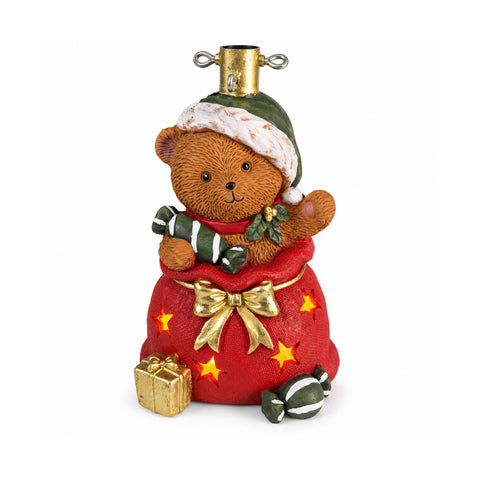 Dekorativer Christbaumständer bis 180 cm – 7 handbemalte Motive aus Eisen und Magnesium, Modelle mit LED-Leuchten, Befestigung Ø 4 cm